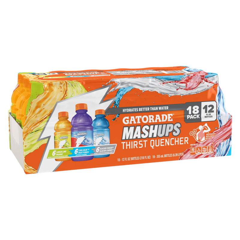 Gatorade Mashups Thirst Quencher Variety 18ct 12oz Btl