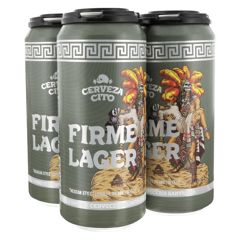 Cerveza Cito Firme Lager 4pk 16oz Can