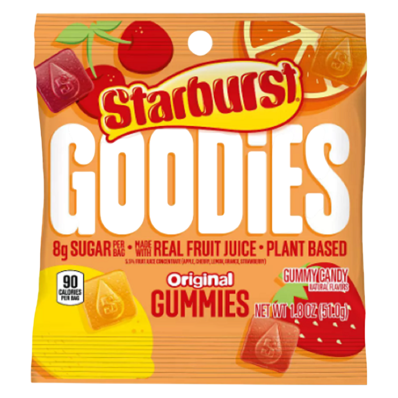 Starburst Goodies Gummies Original, 1.8oz