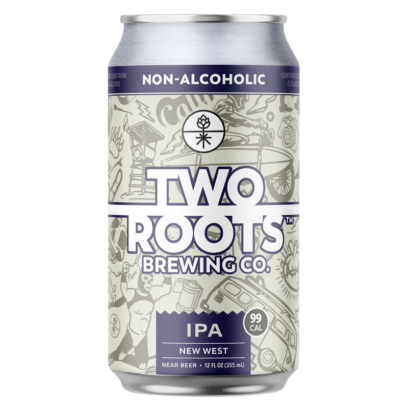 2 Roots Bali Two Roots Brewing New West IPA Non-Alcoholic 6pk 12oz Can - Two Roots ...