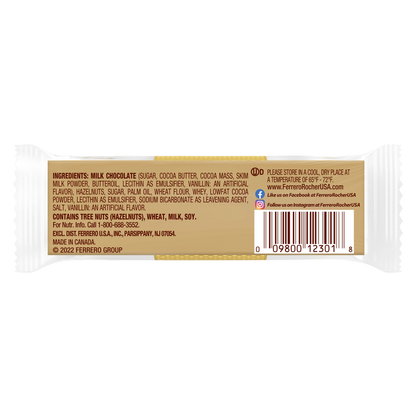 Ferrero Rocher Hazelnut Chocolate Candy 1.3oz