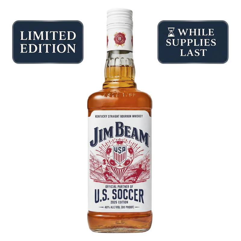 Jim Beam Bourbon Whiskey 750ml (80 Proof)