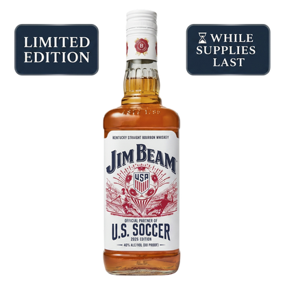 Jim Beam Bourbon Whiskey 750ml (80 Proof)