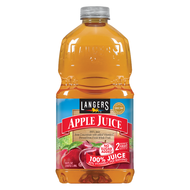 Langers Apple Juice 64oz Btl