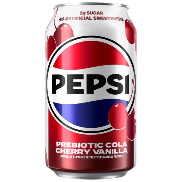 Pepsi Prebiotic Cola Cherry Vanilla 8pk 12oz Can