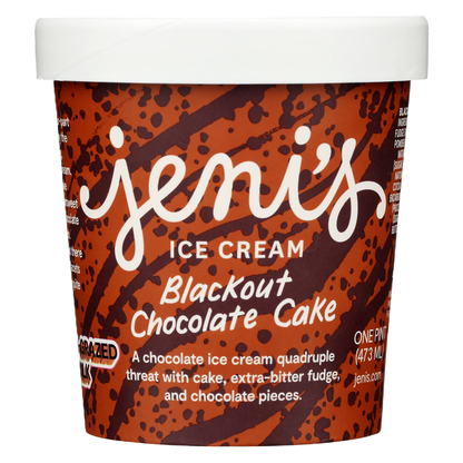 Jeni's Blackout Chocolate Cake Ice Cream Pint