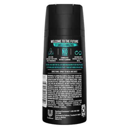 AXE Apollo Body Spray Deodorant for Long-Lasting Odor Protection, Sage & Cedarwood Deodorant for Men Formulated Without Aluminum 4oz