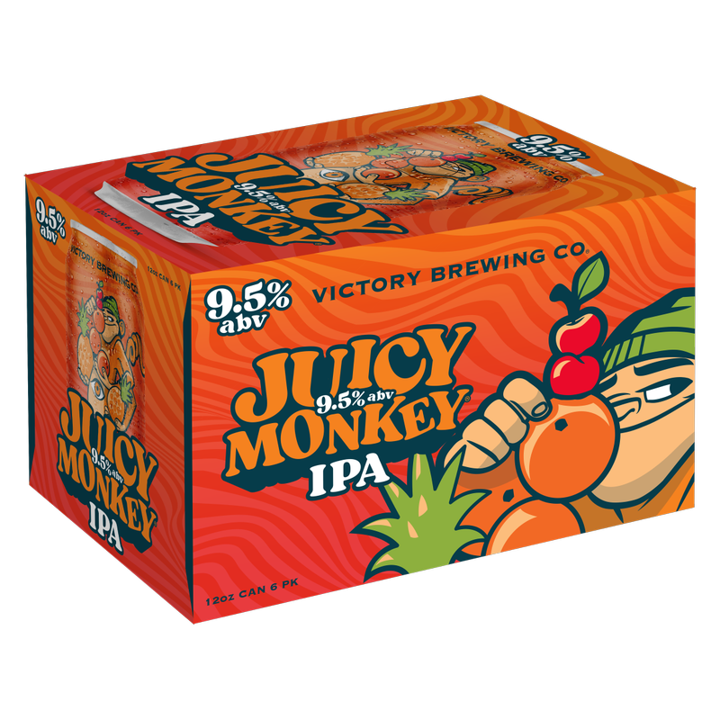 Victory Juicy Monkey 6pk 12oz Can 9.5% ABV - Victory – BevMo!
