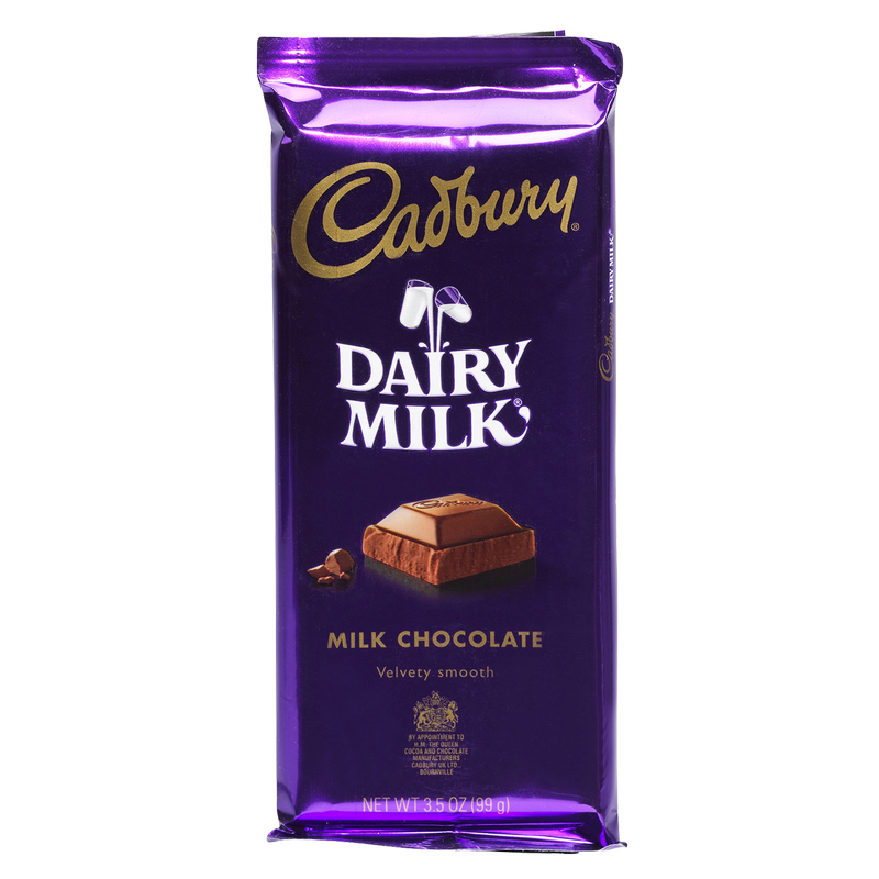 Cadbury Dairy Milk Chocolate Bar, 3.5oz
