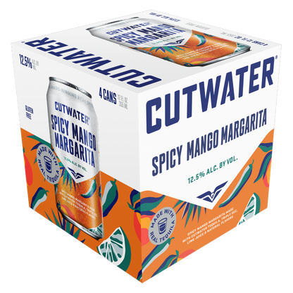 Cutwater Spicy Mango Margarita 4pk 12oz Can