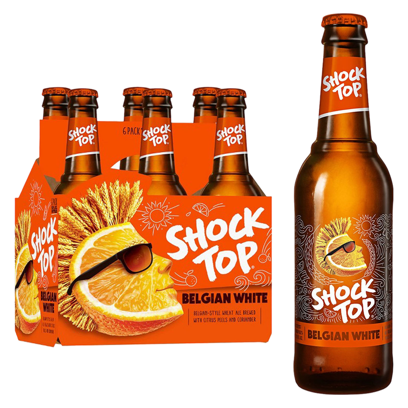 Shock Top Belgian White Ale 6pk 12oz Btl 5.2% ABV