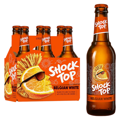 Shock Top Belgian White Ale 6pk 12oz Btl 5.2% ABV