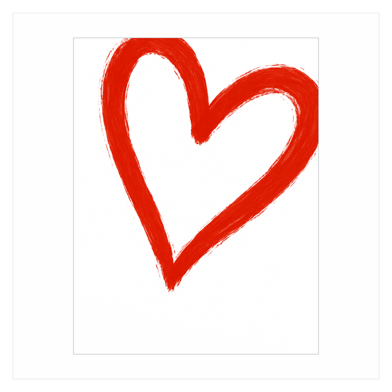 Red Heart Card