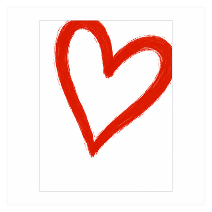 Red Heart Card