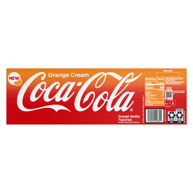 Coca-Cola Orange Cream 12pk 12oz Can