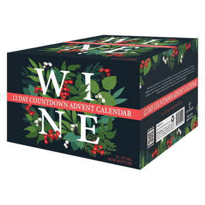 12 Days of Wine - Holiday Advent Calendar 12pk 187ml
