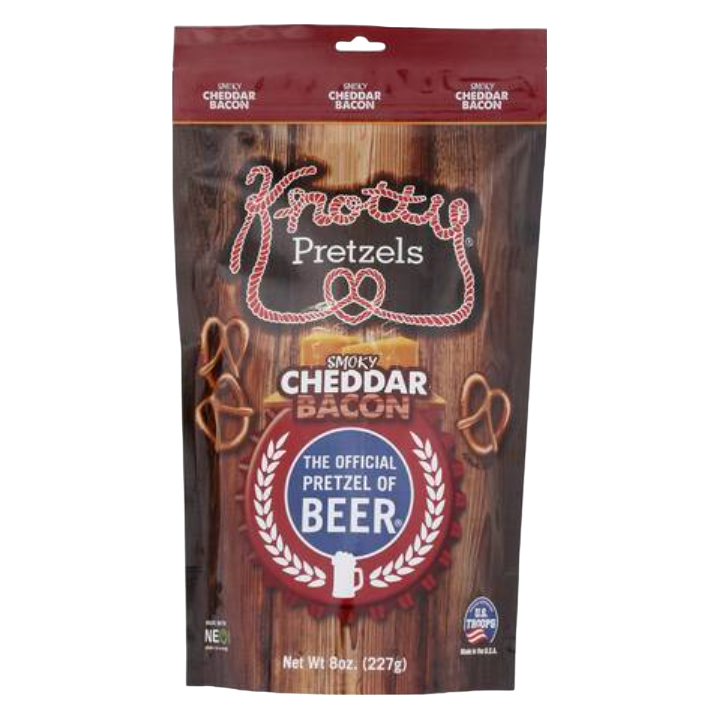 Knotty Pretzels Cheddar Bacon  (8 OZ)