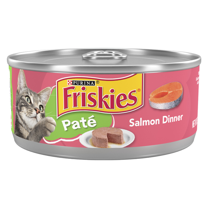 Friskies Salmon Dinner Pate Cat 2 5.5 oz