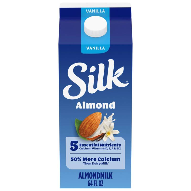 Silk Vanilla Almond Milk 1/2 Gallon