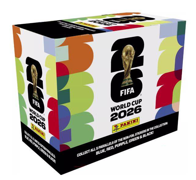 2026 Panini FIFA World Cup 25CT Sticker Box