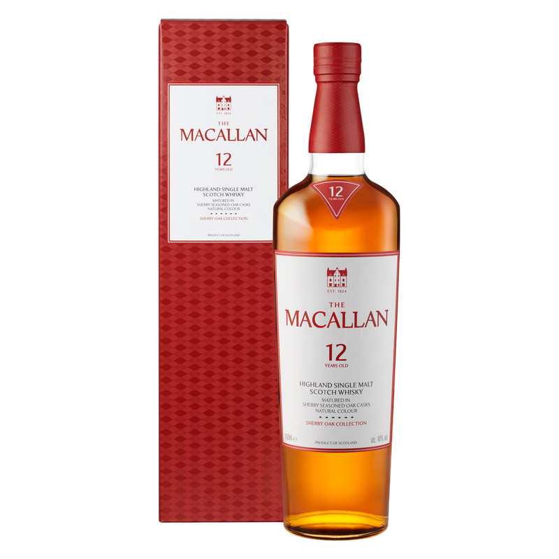 Macallan 12 Yr Sherry Oak 750ml (86 Proof)