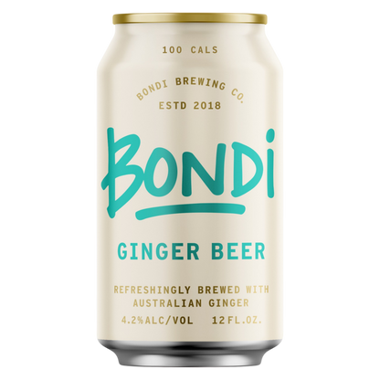 Bondi Australian Ginger Beer 6pk 12oz Can