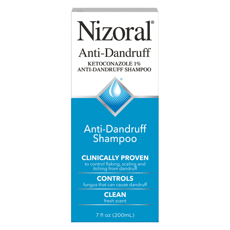Nizoral Anti Dandruff Shampoo with 1% Ketoconazole, Clean Fresh Scent, 7oz