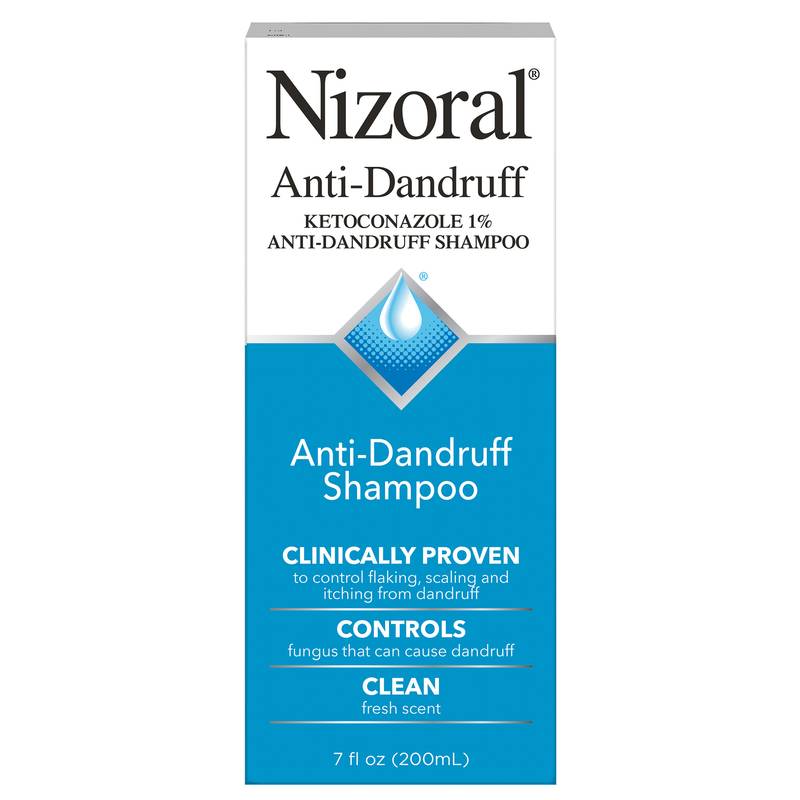 Nizoral Anti Dandruff Shampoo with 1% Ketoconazole, Clean Fresh Scent, 7oz