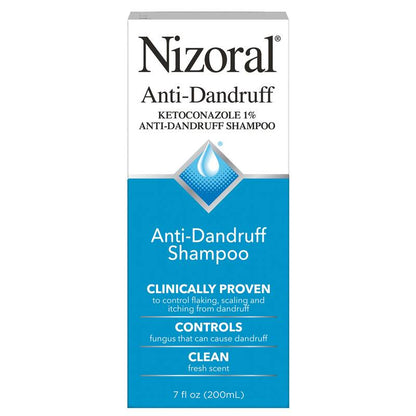 Nizoral Anti Dandruff Shampoo with 1% Ketoconazole, Clean Fresh Scent, 7oz