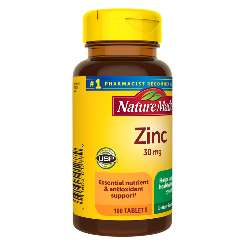 Zinc Gluconate, 30mg, 100ct