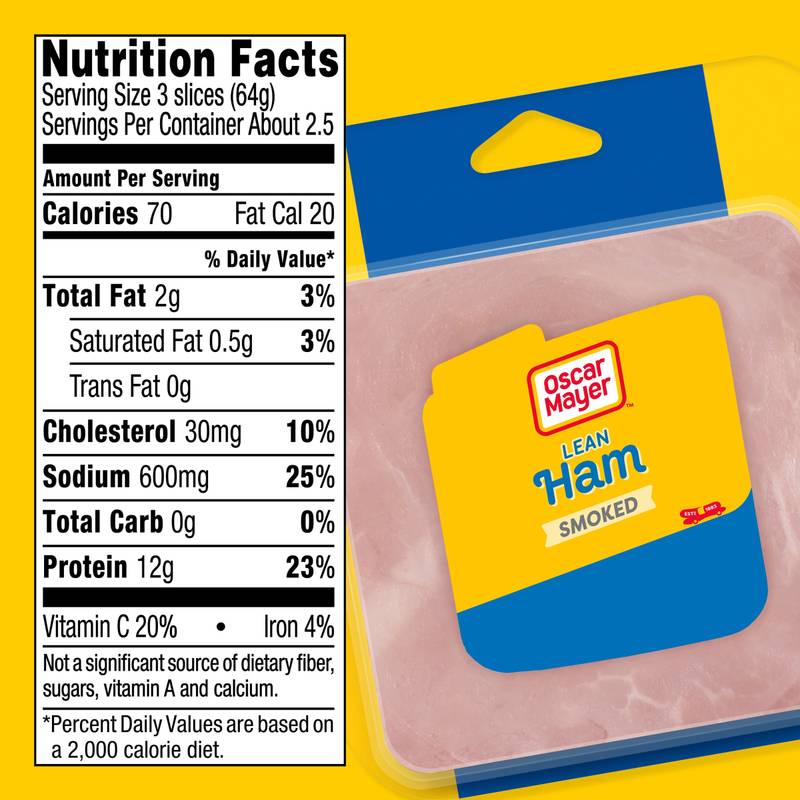 Oscar Mayer Smoked Ham Deli Meat 6oz