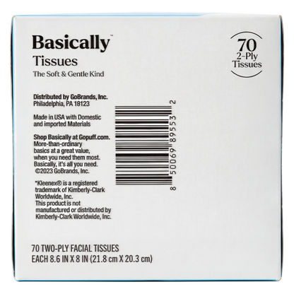 Basically Soft Facial Tissue - 70ct