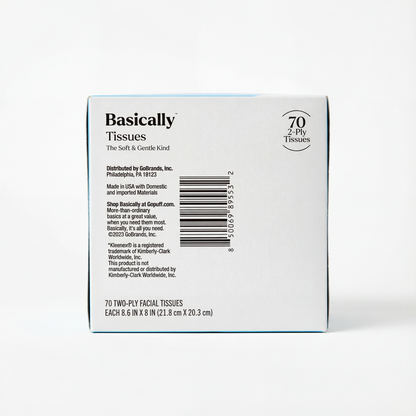 Basically Soft Facial Tissue - 70ct