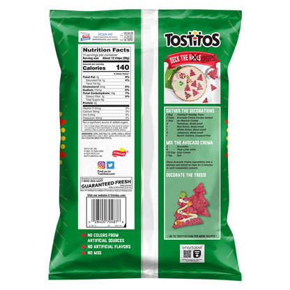 Tostitos Red Holiday Trees Tortilla Chips 11oz