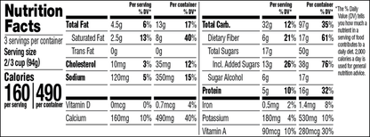 Halo Top Chocolate Chip Cookie Dough Light Ice Cream, Lower Calorie Frozen Dessert Pint, 16 fl oz