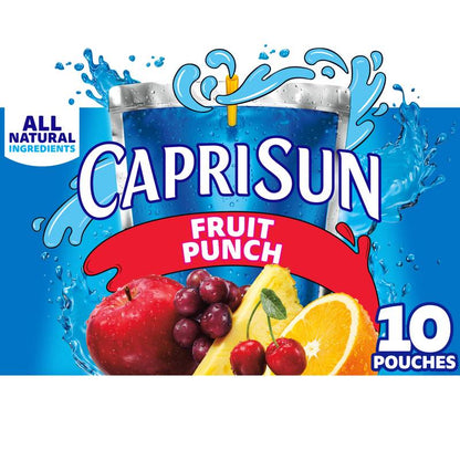 Capri Sun Fruit Punch 10pk 6oz Pouch