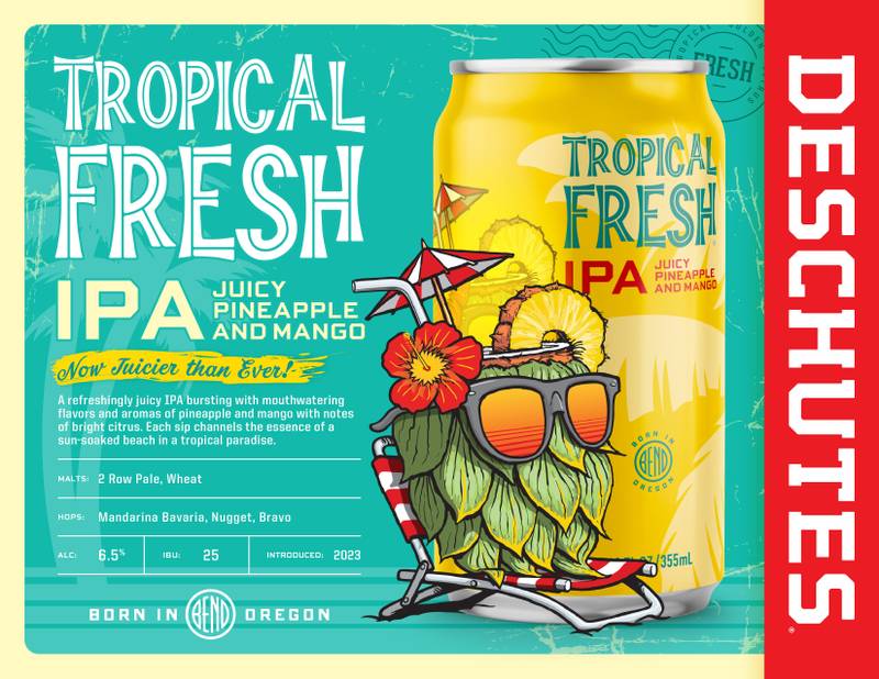 Deschutes Tropical Fresh IPA 6/12oz Can