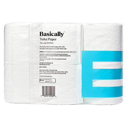 Basically 6ct Large Roll Soft Toilet Paper