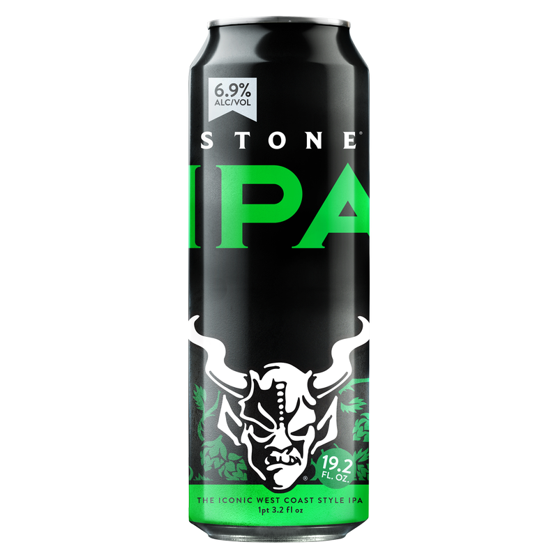 Stone Brewing IPA Single 19.2oz Can - Stone – BevMo!