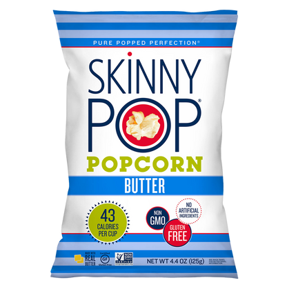 Skinny Pop Real Butter Popcorn 4.4oz