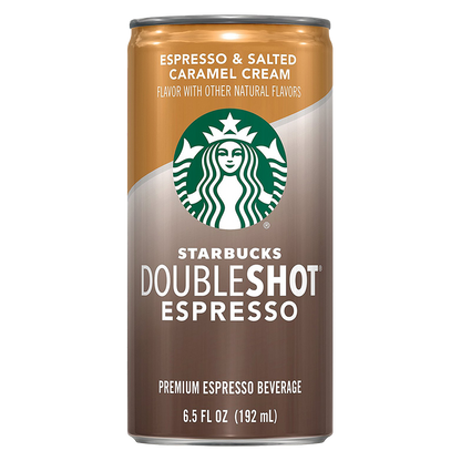 Starbucks Doubleshot Espresso with Salted Caramel Cream 6.5oz