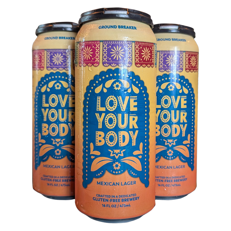 Ground Breaker Love Your Body Gluten Free 4pk 16oz Can
