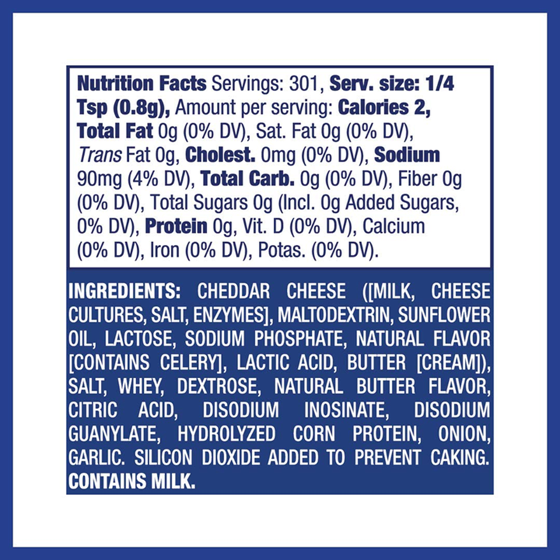 Kernal Season's White Cheddar Popcorn Seasoning 2.85oz