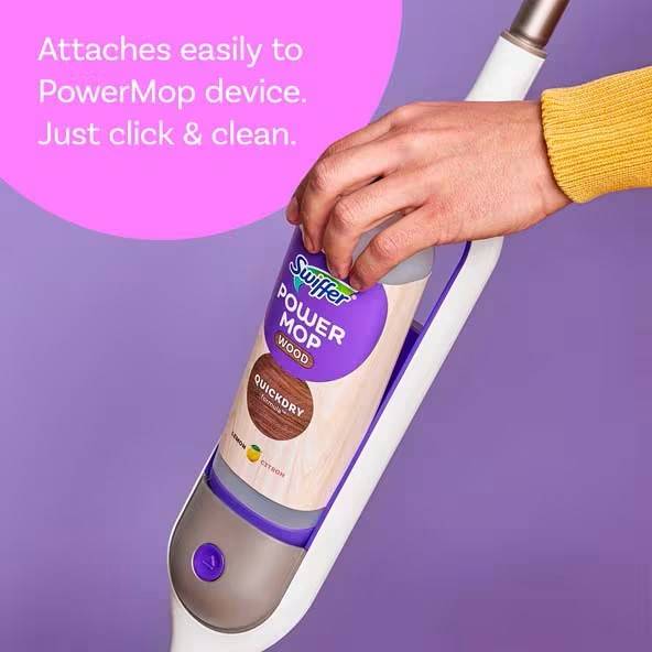 Swiffer Lemon Power Mop Wood Quick Dry Wood Floor Cleaning Solution
