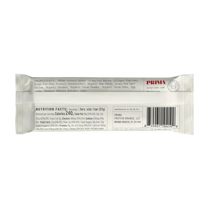 Prima Protein Bar, Cacao, 2oz