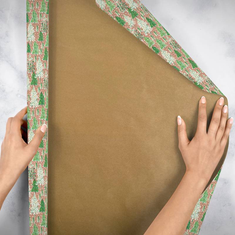 Opulent Tree Jumbo Roll Wrapping Paper