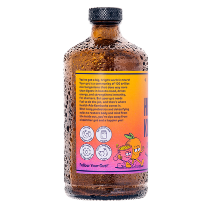 Health-Ade Kombucha Passionfruit Tangerine 16oz Bottle