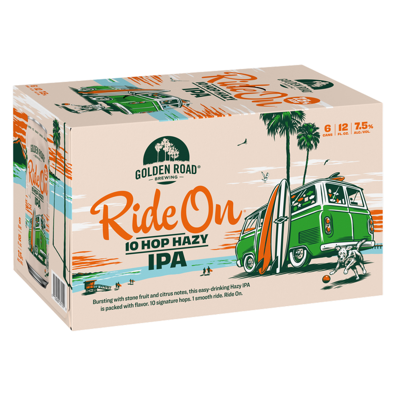 Golden Road Brewing Ride On 10 Hop Hazy 6pk 12oz Can