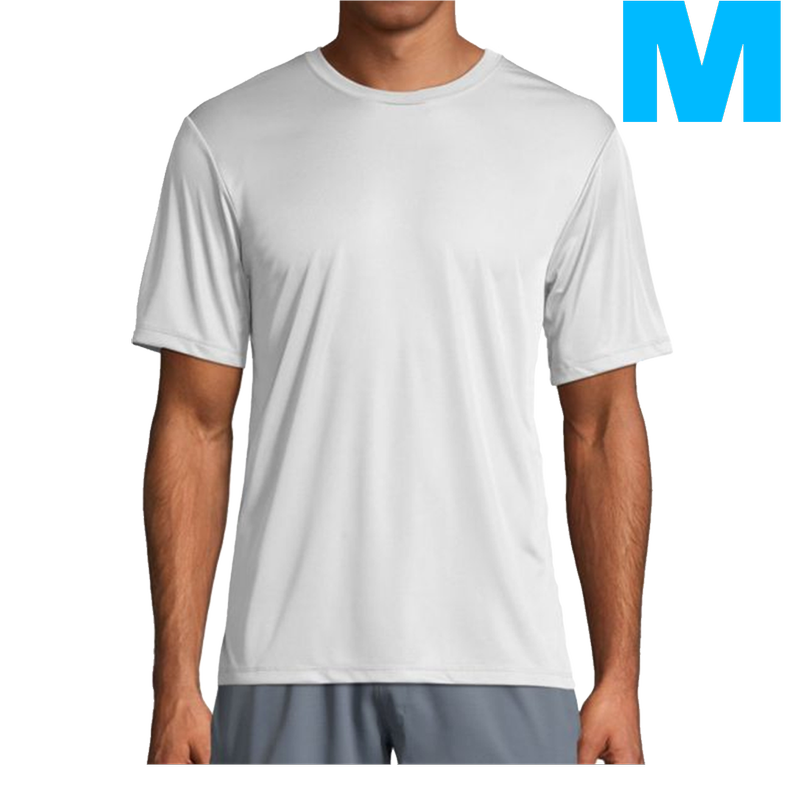 Hanes Men's Cool Dri Tagless T-Shirt White (Size M)