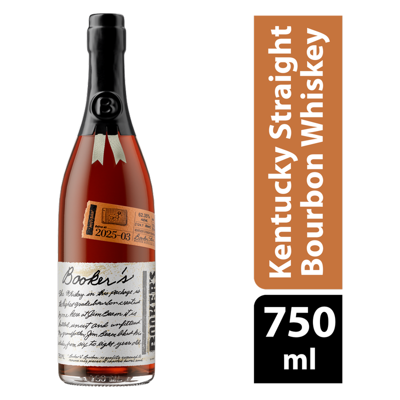Booker's Kentucky Straight Bourbon Whiskey 750ml (122.4 proof)